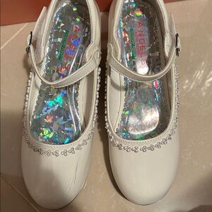 Angel Kiss Ivory Mary Jane Dress Shoes